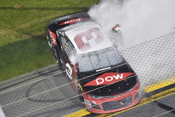 Austin Dillon, Richard Childress Racing Chevrolet Camaro celebrates his win