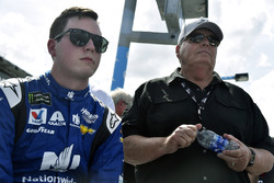 Alex Bowman, Hendrick Motorsports Chevrolet Camaro and Rick Hendrick