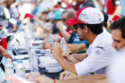 Lucas di Grassi, Audi Sport ABT Schaeffler, signs an autograph