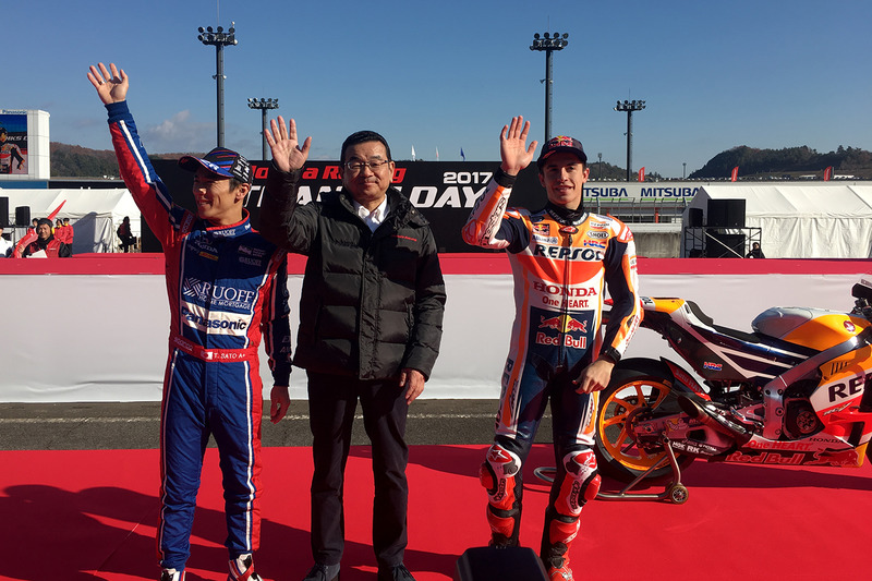 Takuma Sato, Andretti Autosport Honda, Marc Marquez, Repsol Honda Team