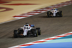 Lance Stroll, Williams FW41 Mercedes, Sergey Sirotkin, Williams FW41 Mercedes