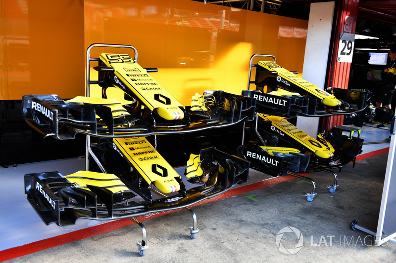 Renault Sport F1 Team R.S. 18 burun ve ön kanat