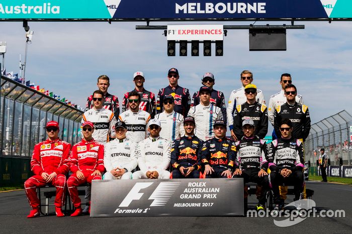 Los pilotos 2017 de F1