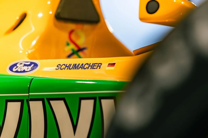 La Benetton B192-Ford, châssis 05, restaurée. 