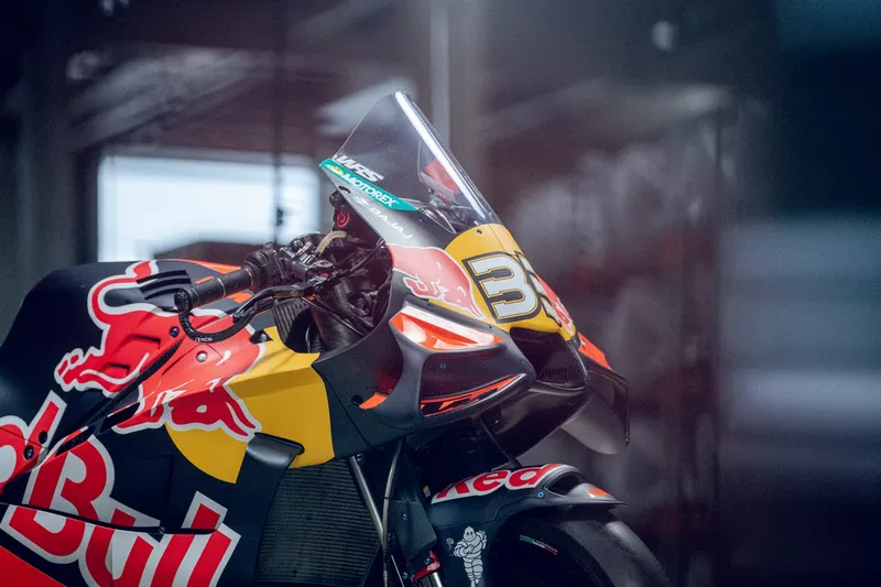 La moto de Brad Binder, Red Bull KTM Factory Racing