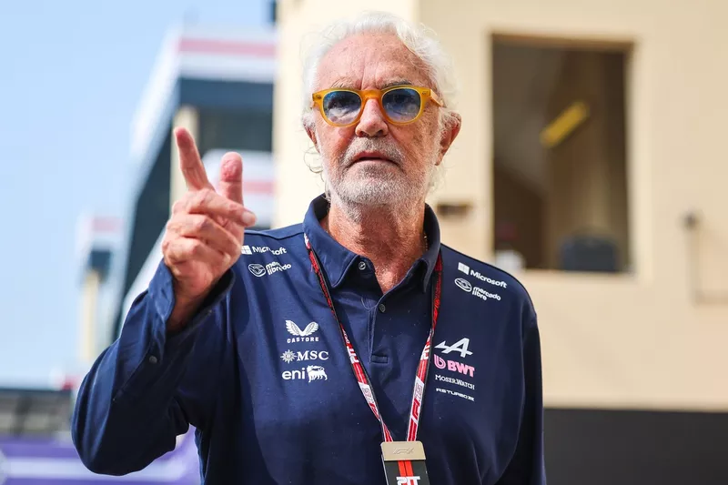 Flavio Briatore, directeur de l'équipe Alpine 