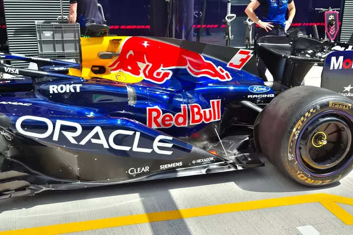 Red Bull car tech detail