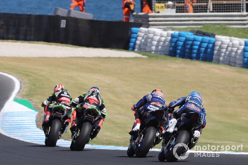Jonathan Rea, Kawasaki Racing, Leon Haslam, Kawasaki Racing, Michael van der Mark, Pata Yamaha, Marco Melandri, GRT Yamaha WorldSBK