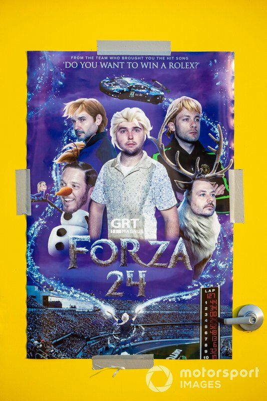 #44 GRT Magnus Lamborghini Huracan GT3, GTD: John Potter, Andy Lally, Spencer Pumpelly, Marco Mapelli, poster