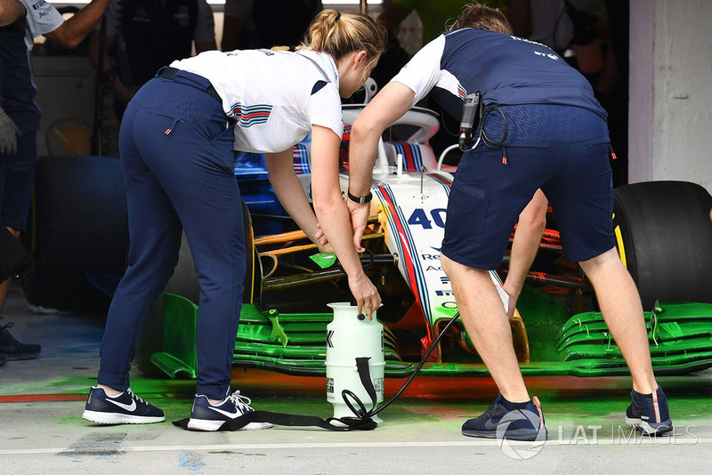 Robert Kubica, Williams FW41 y parafina