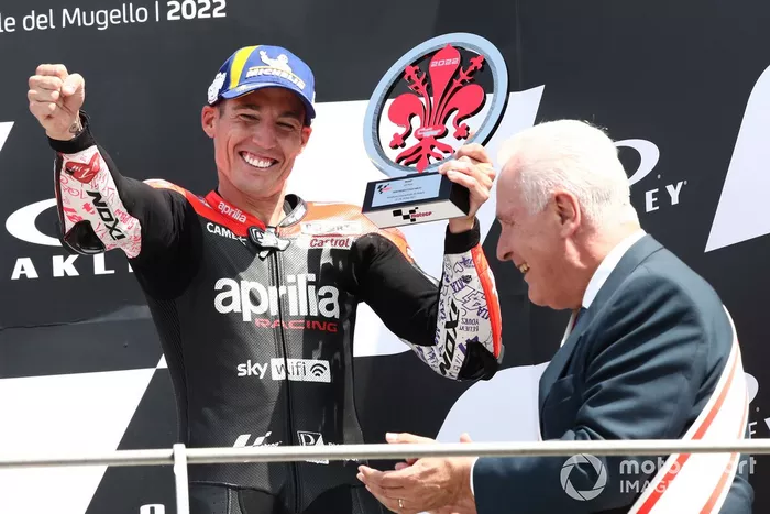 Podio: tercer lugar Aleix Espargaró, Aprilia Racing Team