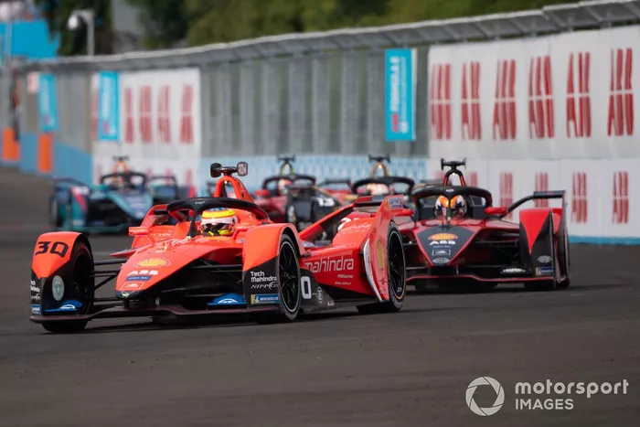 Oliver Rowland, Mahindra Racing, Mahindra M7Electro, Sebastien Buemi, Nissan e.Dams, Nissan IM03