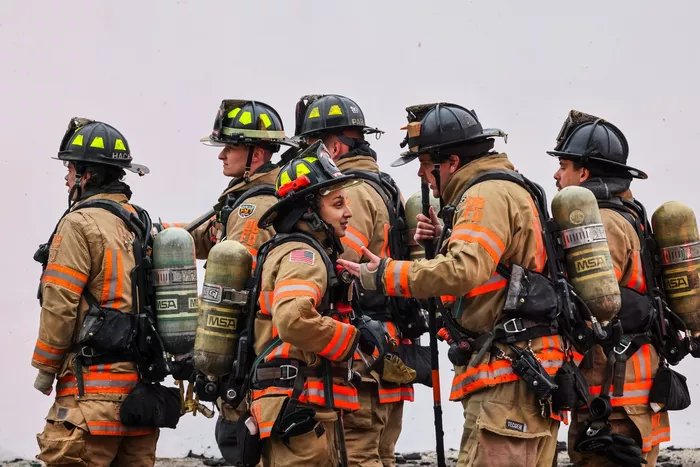 Incendio en la zona de garajes de Daytona