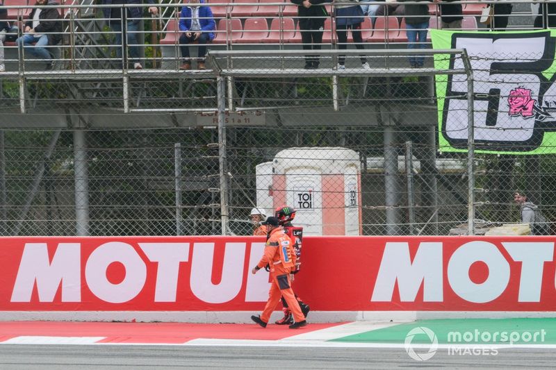 Francesco Bagnaia, Ducati Team Crash