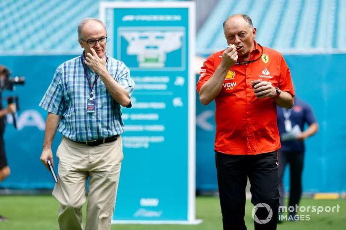 Frederic Vasseur, directeur de l'équipe et directeur général de la Scuderia Ferrari 