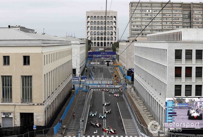 Lucas Di Grassi, Audi Sport ABT Schaeffler, Audi e-tron FE07, Sebastien Buemi, Nissan e.dams, Nissan IMO2, Sam Bird, Jaguar Racing, Jaguar I-Type 5, Mitch Evans (NZL), Jaguar Racing, Jaguar I-Type 5