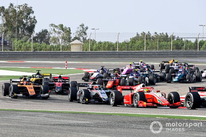 Mick Schumacher, Prema Racing, Nikita Mazepin, Hitech Grand Prix y Jack Aitken, Campos Racing 