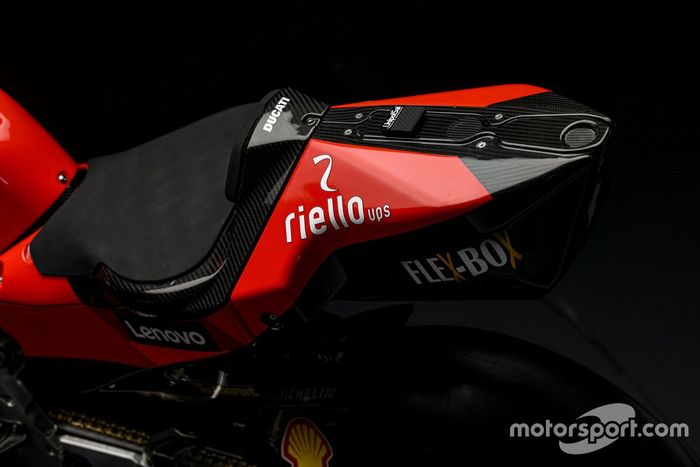 Detalle de la Ducati Desmosedici GP21