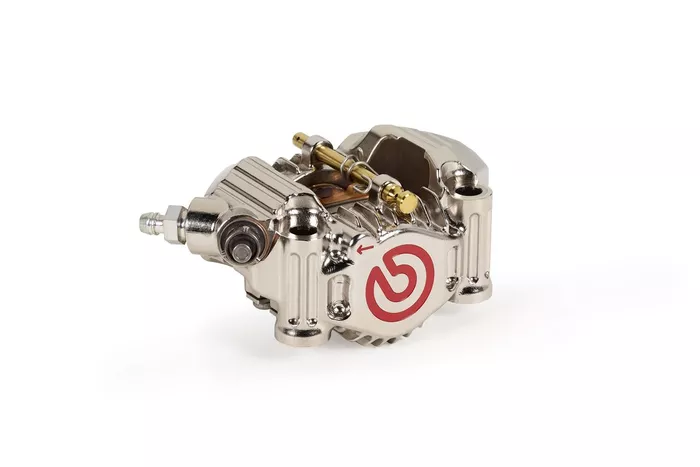 Detalle de los frenos Brembo de MotoGP