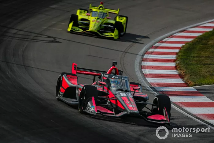 Alex Palou, Dale Coyne Racing with Team Goh Honda, Simon Pagenaud, Team Penske Chevrolet