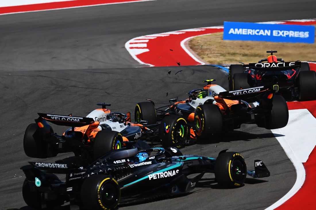 Lando Norris, McLaren, Oscar Piastri, accidente McLaren
