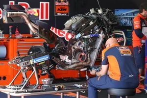 The Tech3 KTM Racing bike at Balaton Park.