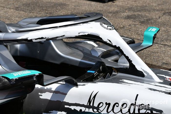Mercedes AMG F1 W10 con decoración especial por los 125 años en motorsport