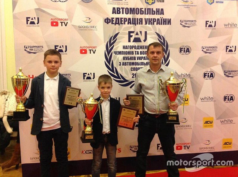 Нагородження учасників Чемпіонату України з картингу