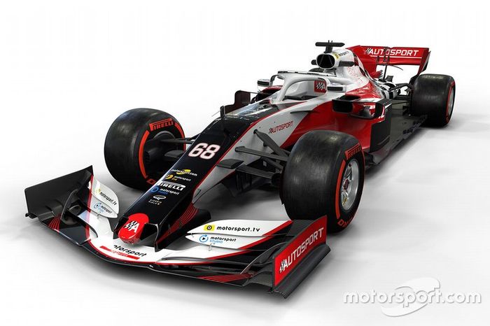 Impressie Formule 1-wagen 2019