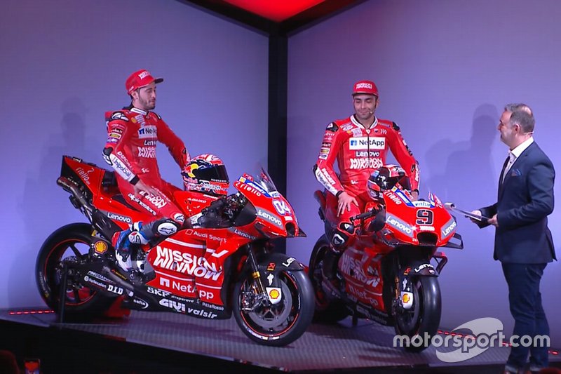 Andrea Dovizioso and Danilo Petrucci, Ducati Team