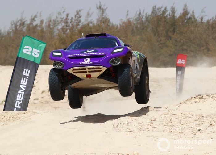 Cristina Gutiérrez, X44 Sebastien Loeb, X44, salto