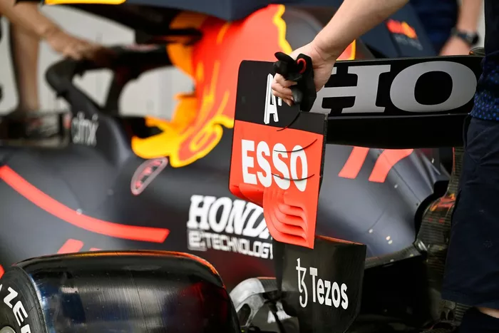 Detalle de la parte trasera del Red Bull Racing RB16B