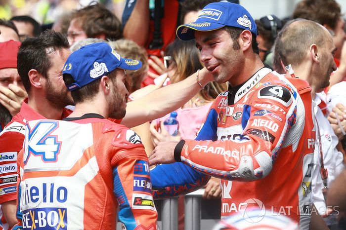 Andrea Dovizioso, Ducati Team, Danilo Petrucci, Pramac Racing