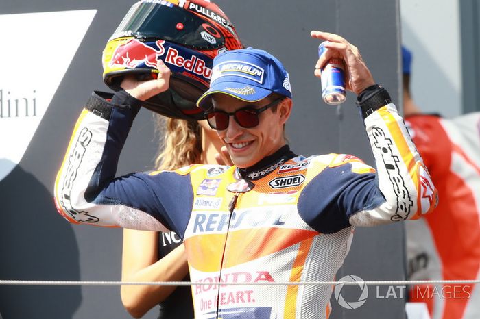 Podio: segundo clasificado, Marc Marquez, Repsol Honda Team