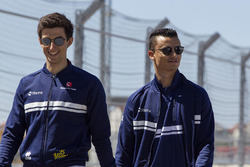 Pascal Wehrlein, Sauber lors de la reconnaissance de la piste
