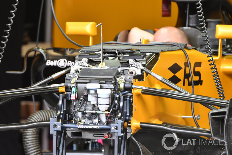 Chasis y suspensión delantera del Renault Sport F1 Team RS17