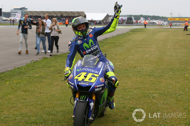 Race winner Valentino Rossi, Yamaha Factory Racing