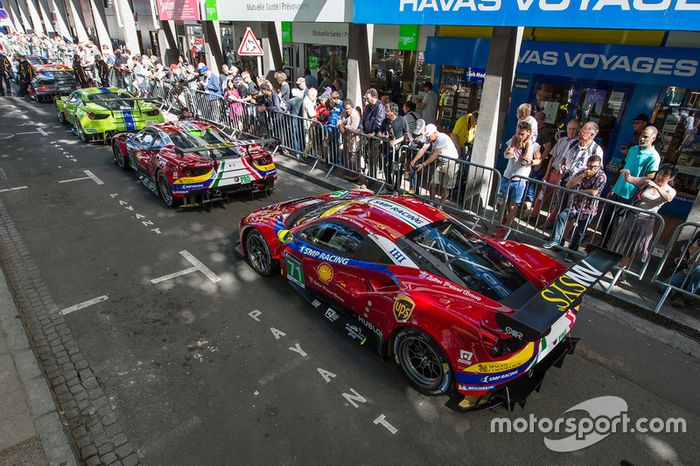 #71 AF Corse Ferrari 488 GTE: Davide Rigon, Sam Bird, Miguel Molina