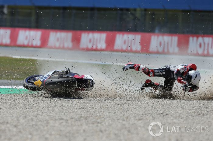 Crash of Romano Fenati, Marinelli Rivacold Snipers Team