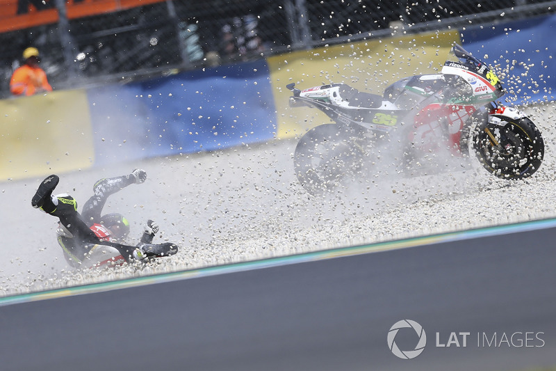 Choque de Cal Crutchlow, Team LCR Honda