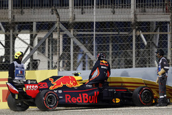 Макс Ферстаппен, Red Bull Racing RB14 Tag Heuer, розбив болід