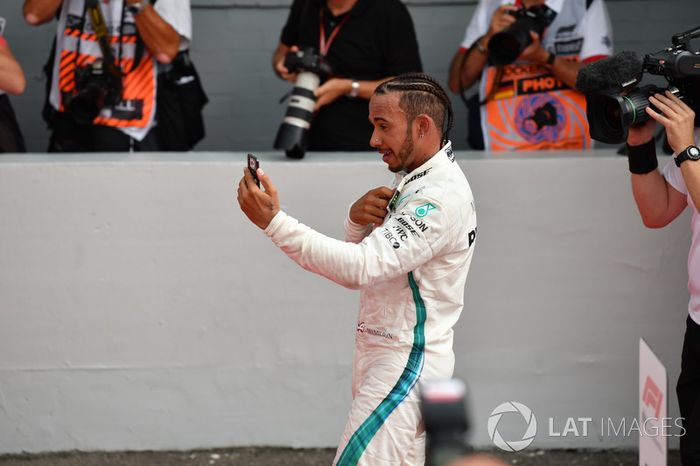 El ganador: Lewis Hamilton, Mercedes-AMG F1 