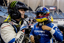 Petter Solberg of Team Nordic and Juan Pablo Montoya of Team Latin America