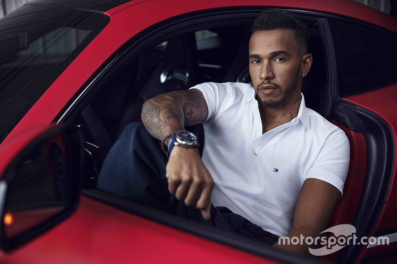 Lewis Hamilton, servizio fotografico per Tommy Hilfiger