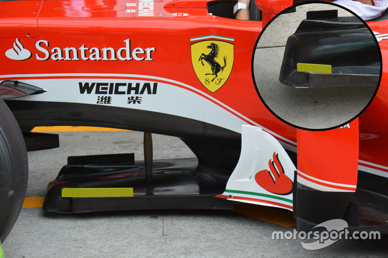 Ferrari SF16-H: Splitter