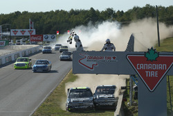 Unfall: John Hunter Nemechek, NEMCO Motorsports, Chevrolet; Cole Custer, JR Motorsports, Chevrolet
