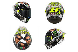 Helm van Valentino Rossi, Yamaha Factory Racing