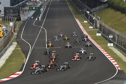Себастьян Феттель, Ferrari SF16-H, Кімі Райкконен, Ferrari SF16-H на старті