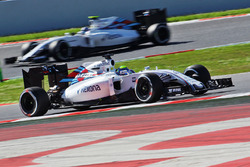 Felipe Massa, Williams FW38 and Valtteri Bottas, Williams FW38