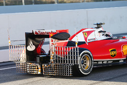 Kimi Raikkonen, Ferrari SF16-H con i sensori per i test aerodinamici